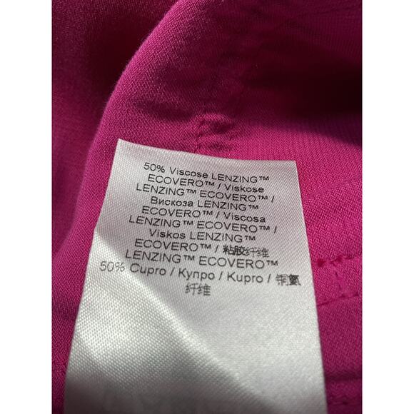 Ganni Washed Satin Pink Pocket Pants Size 38 - Picture 5 of 5